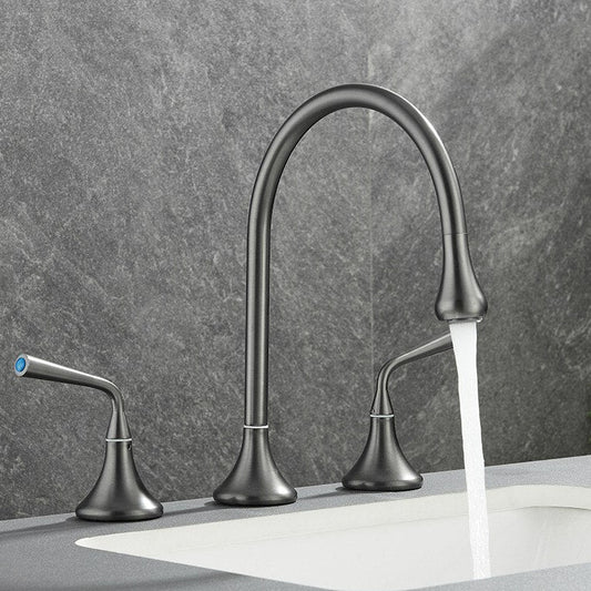 Maison Widespread Bathroom Faucet | Solid Brass, Dual-Handle | AllFixture