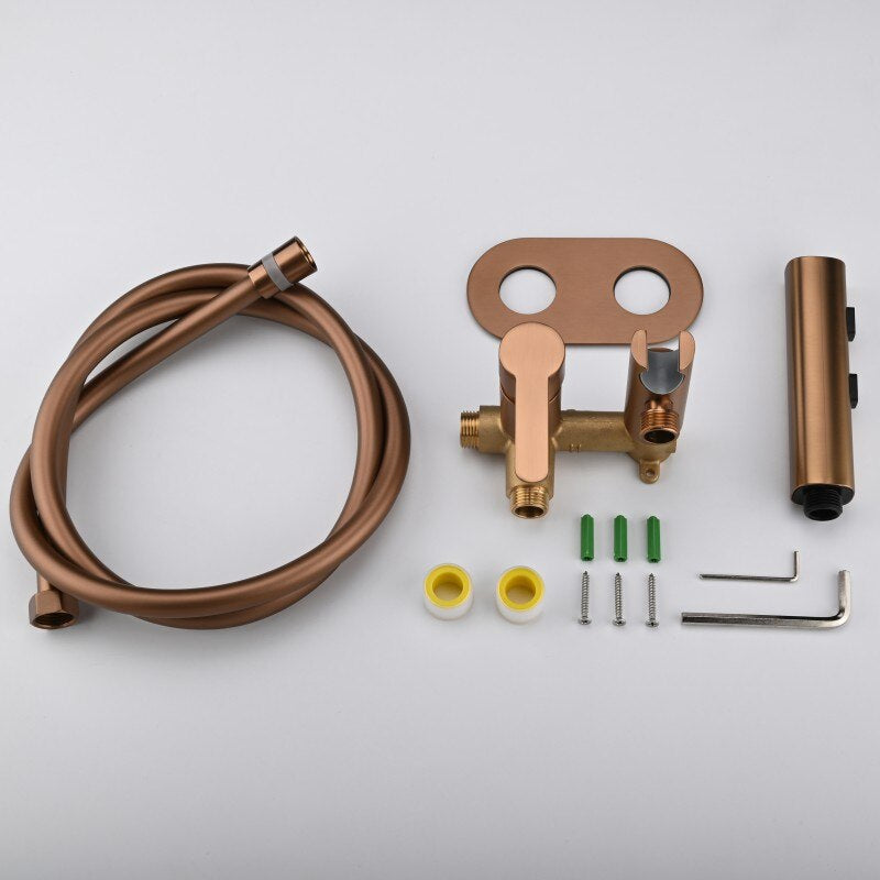 Windsor Wall-Mounted Rose Gold Bidet Sprayer