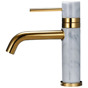 Solid Brass & Marble Bathroom Faucet