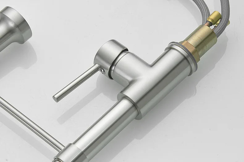 Modern Pull-Down Spring Kitchen Faucet