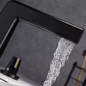 Solid Brass Dual Handle Bathroom Faucet