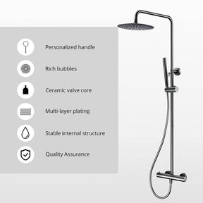 Wasser™ Gunmetal Complete Shower System