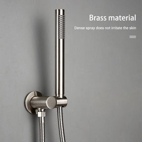 Wasser™ Brushed Nickel Shower Faucet With Handheld Shower