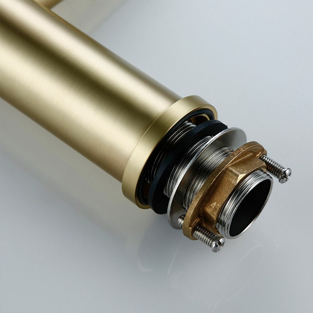 Wasser™ Brushed Gold Solid Brass Bathroom Faucet