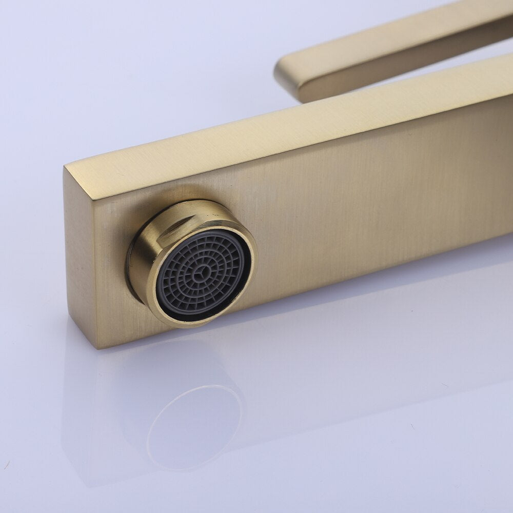 ROZIN Brushed Gold Single Handle Faucet