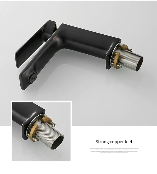 Valmont Bathroom Sink Faucet – Solid Brass Single Knob Lever | AllFixture