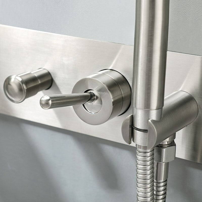 Wall Mounted Bathtub Faucet With Handheld Shower Sprayer