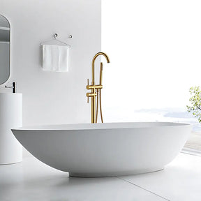 Wasser™ Floor Mounted Bathtub Filler Shower System | AllFixture