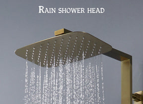 Wall Mounted Shower Faucet With Handheld Shower Sprayer