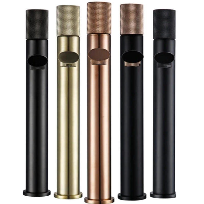 Windsor Deck Mounted Bathroom Faucet – Modern Single Handle | AllFixture