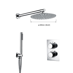 Wasser™ Chrome Shower Faucet With Handheld Shower