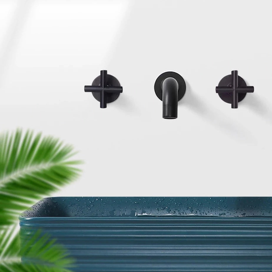 Wasser™ Dual Handle Solid Brass Bathroom Faucet