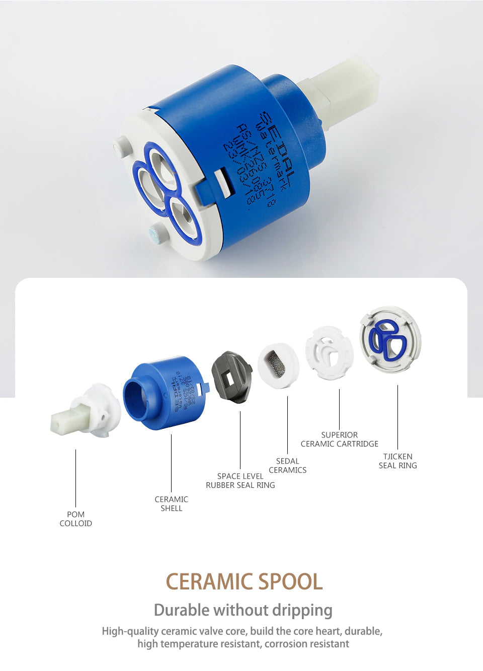 Wasser™ Solid Brass Single Handle Bathroom Sink Faucet – Brushed | AllFixture