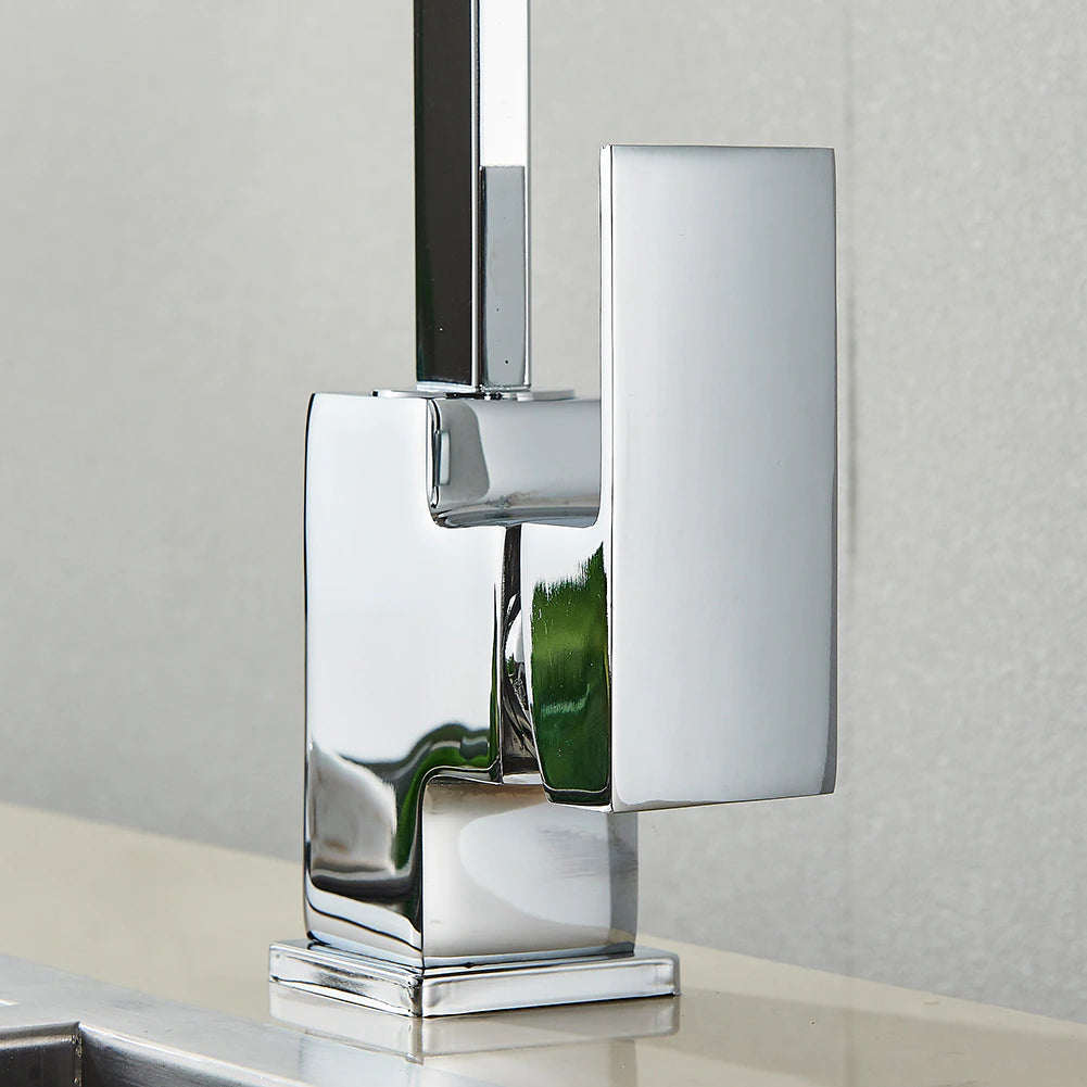 Deck Mounted Single Handle Kitchen Faucet