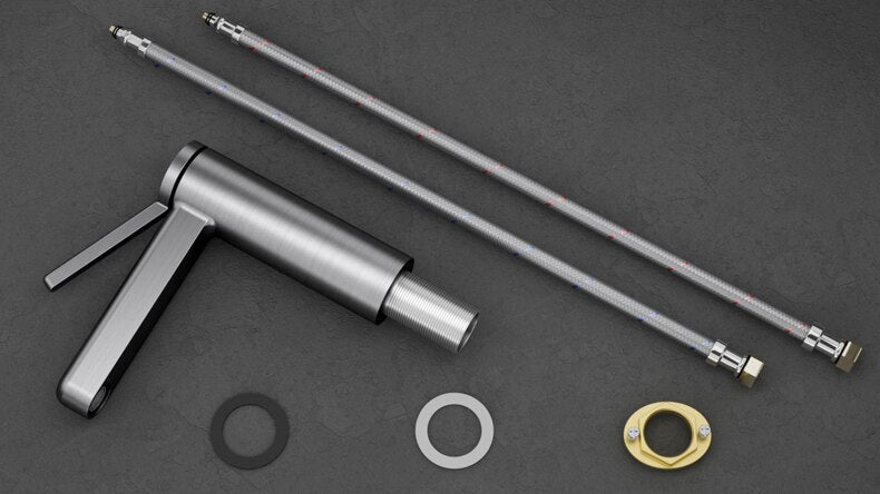 Gunmetal Solid Brass Bathroom Faucet