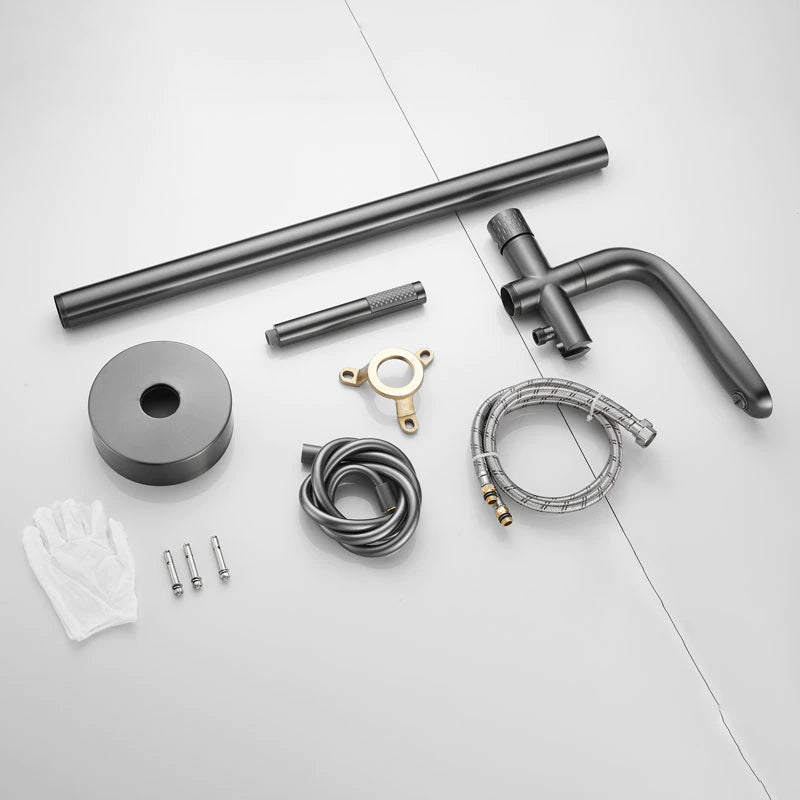 Valmont Freestanding Bathtub Faucet With Hand Shower