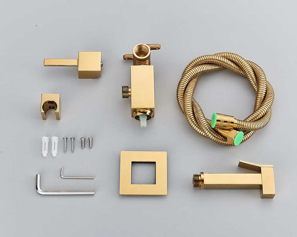 Wall-Mounted Toilet Sprayer Bidet Faucet