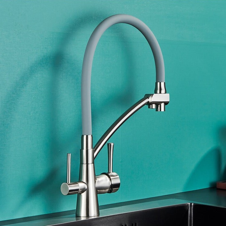 Deck Mounted Kitchen Faucet With Purified Water Tap