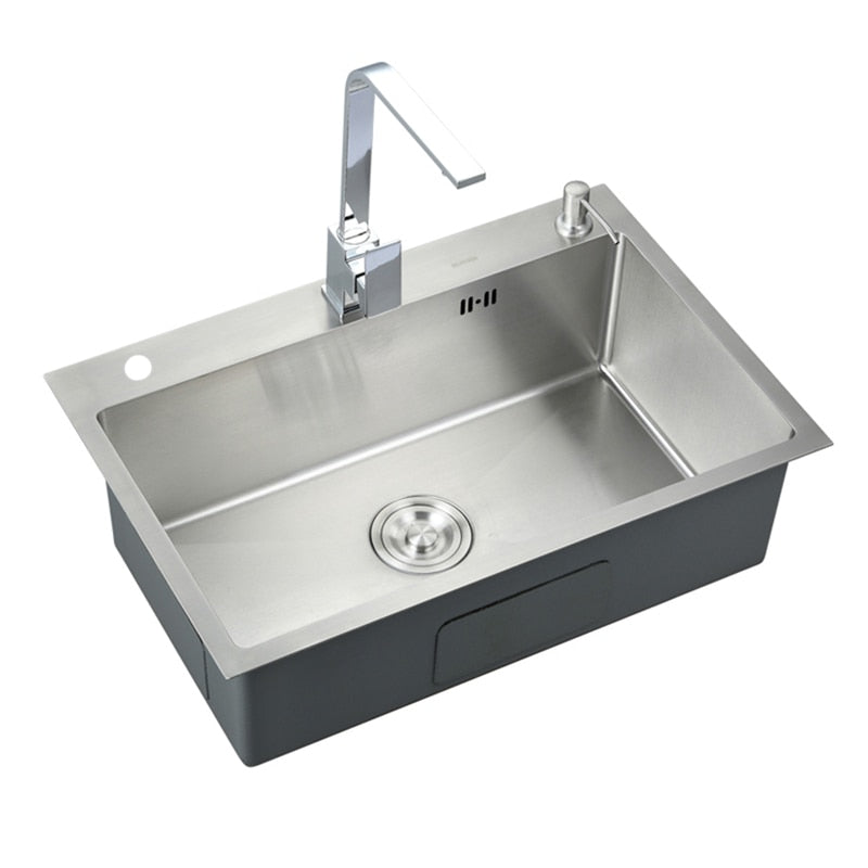 Single Bowl Handmade Stainless Steel Kitchen Sink