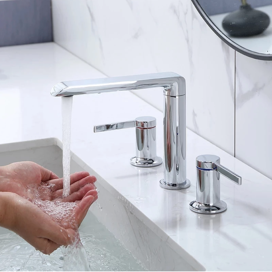 Windsor Widespread Bathroom Sink Faucet