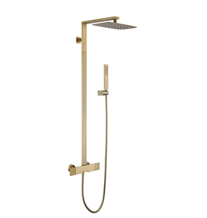 Solid Brass Shower Set With Bathtub Faucet
