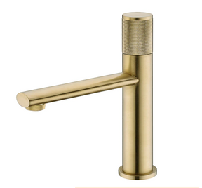 Knob Switch Solid Brass Bathroom Sink Faucet