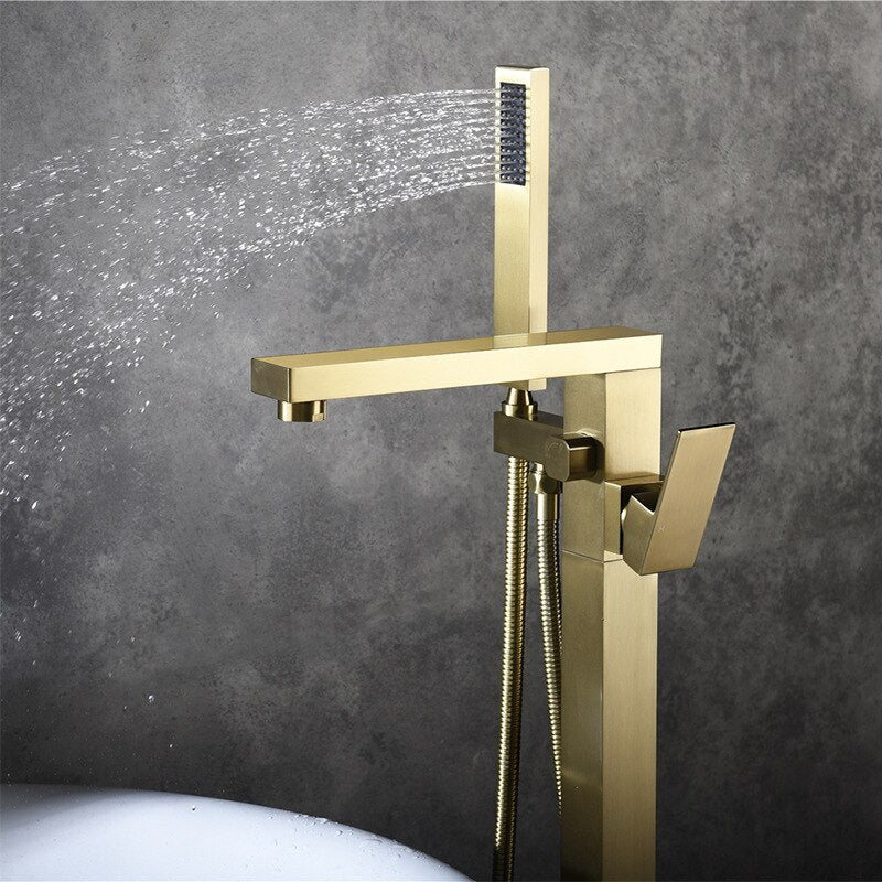 Wasser™ Floor Mounted Bathtub Filler Shower Set