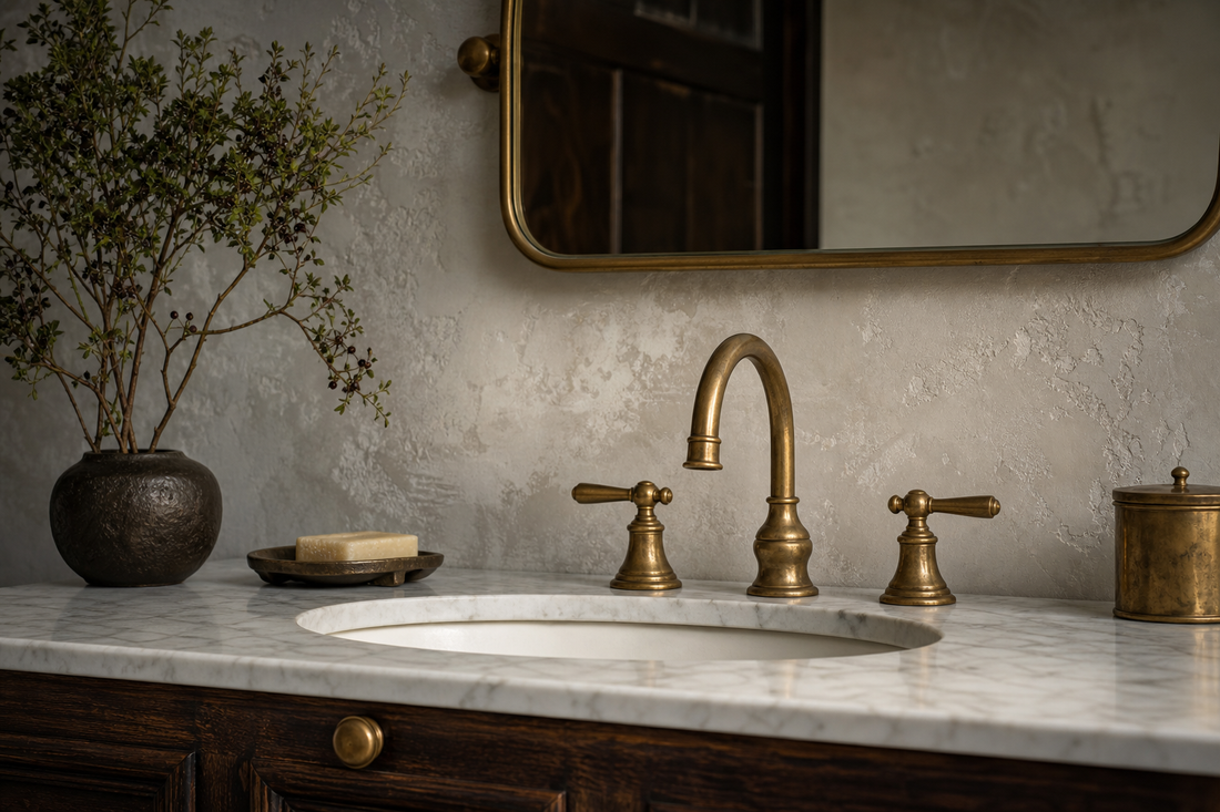 Antique Brass Finishes: Achieving Authentic Patina in Your Bath