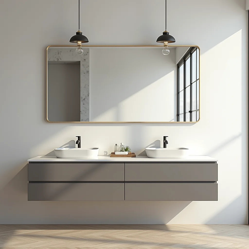 Bathroom Vanities - Maximize Small Bathrooms with Stylish Vanities and Storage