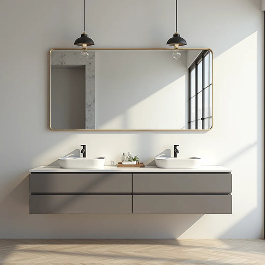 Bathroom Vanities - Maximize Small Bathrooms with Stylish Vanities and Storage