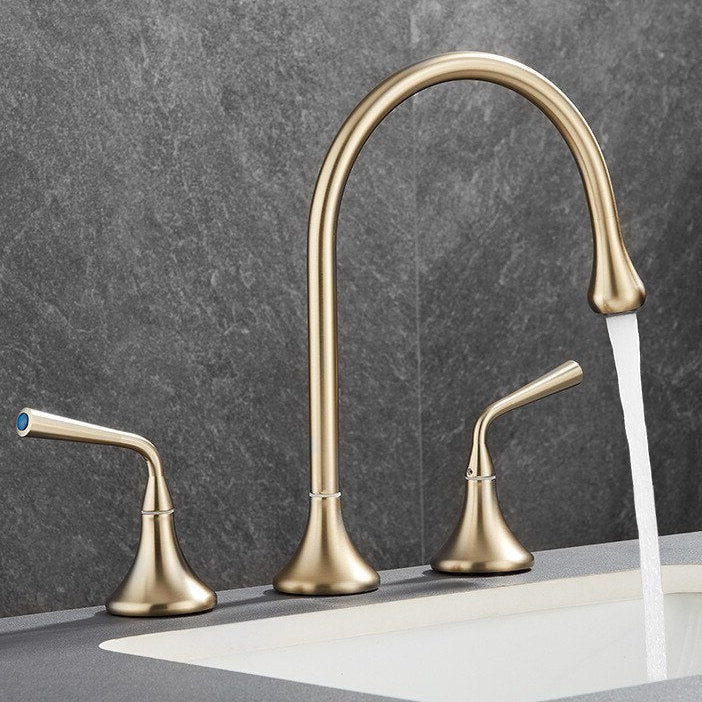 Maison Widespread Bathroom Faucet | Solid Brass, Dual-Handle | AllFixture