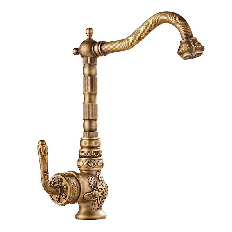 Single Handle Antique Bronze Faucet