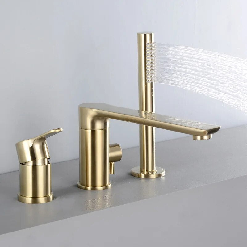 Solid Brass Shower Set With Bathtub Faucet