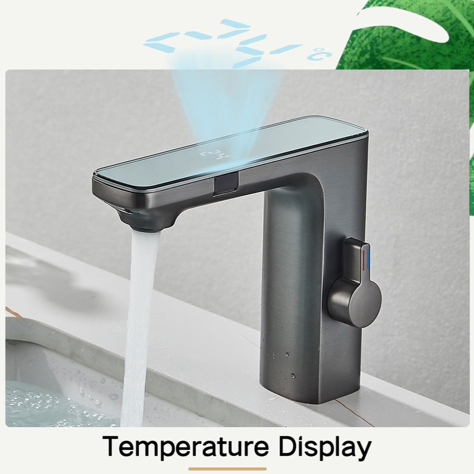 Touches Sensor Activated Bathroom Faucet