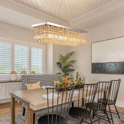 47" Crystal Dining Room Chandelier