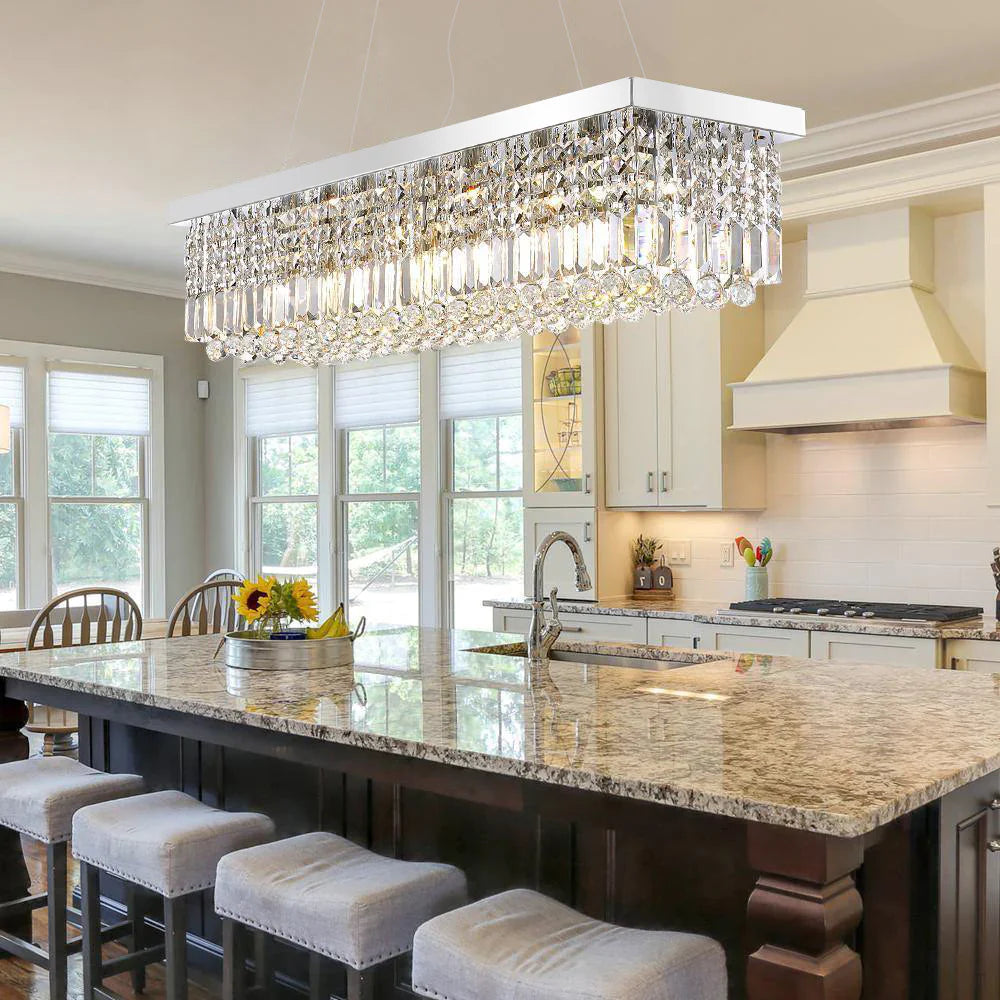 47" Crystal Dining Room Chandelier