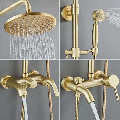 Complete Shower Set With Bathtub Faucet