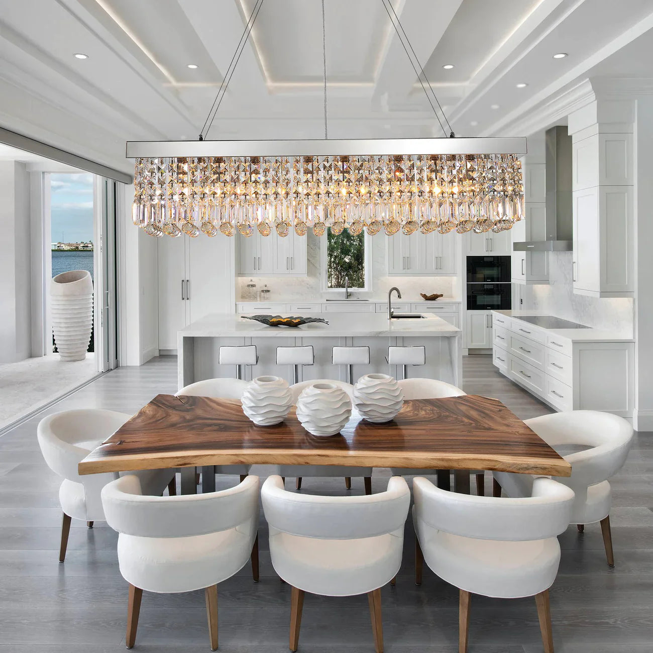 47" Crystal Dining Room Chandelier