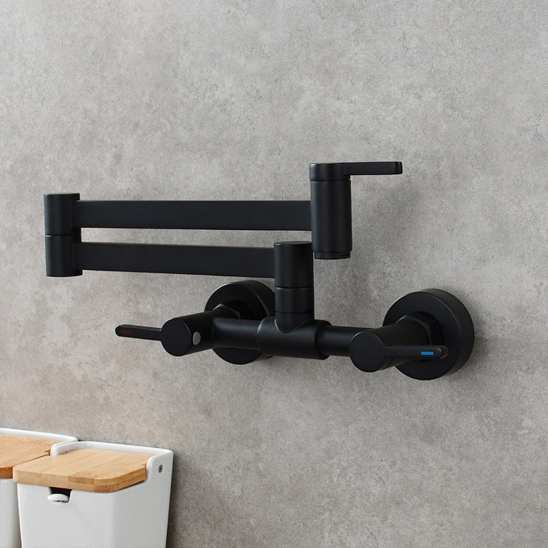 Wall Mounted Foldable Kitchen Pot Filler Faucet