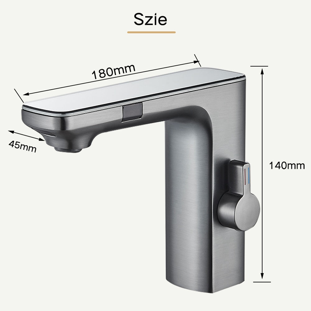 Touches Sensor Activated Bathroom Faucet