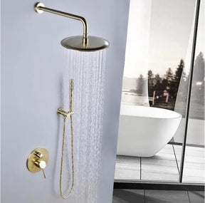 Wasser™ Brushed Gold Shower Set With Handheld Shower