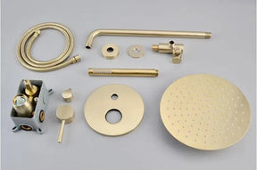 Wasser™ Brushed Gold Shower Set With Handheld Shower