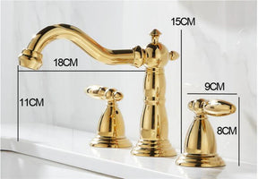 Tiqui™ Solid Brass Contemporary Bathroom Sink Faucet