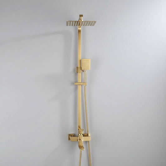Valmont Solid Brass Shower System – Swivel Bath Spout | AllFixture