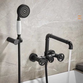 Wasser™ Antique Wall Mounted Bathtub Spout With Hand Shower