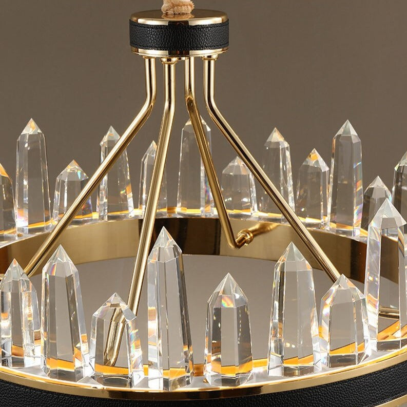 Villa 2-Tier Crystal Chandelier