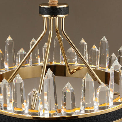 Villa 2-Tier Crystal Chandelier