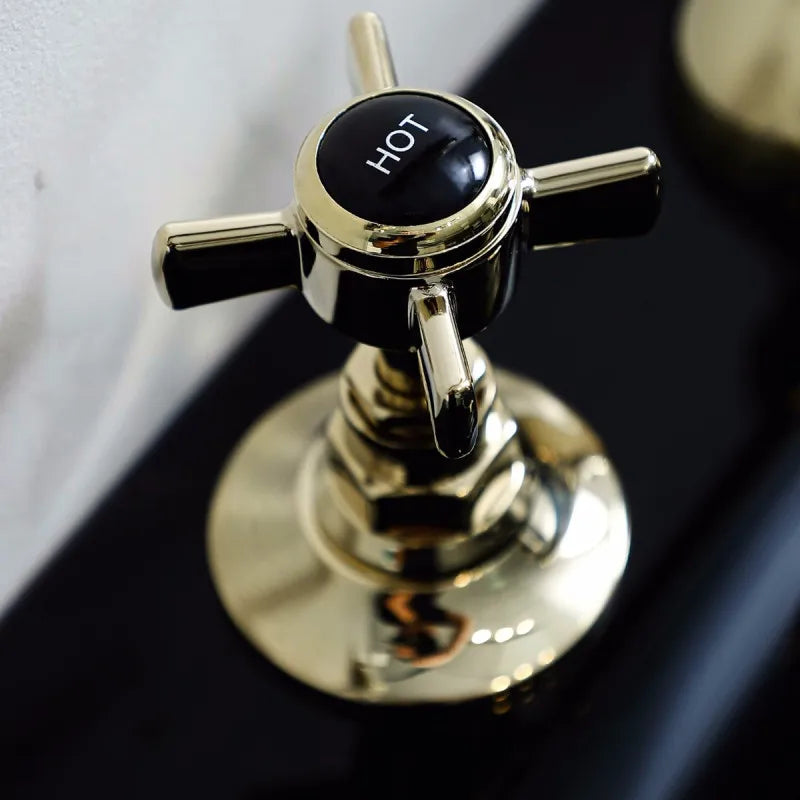 Windsor Widespread Bathroom Sink Faucet – 8-Inch Dual Handle | AllFixture