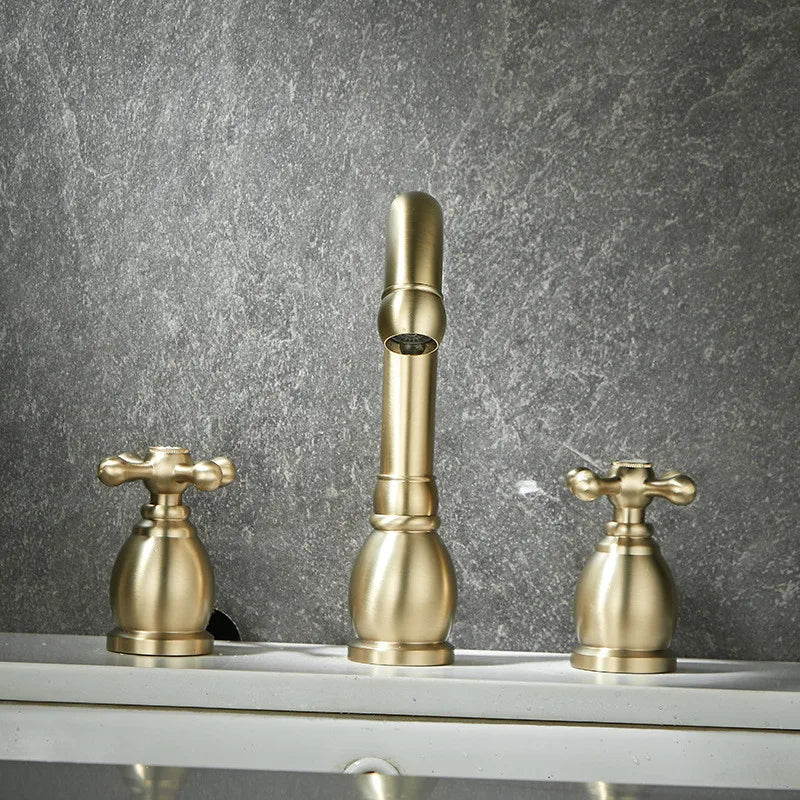 Maison Widespread Dual Handle Bathroom Faucet – Luxury Finish | AllFixture