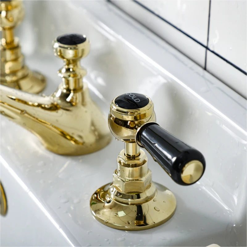 Windsor Widespread Bathroom Sink Faucet – 8-Inch Dual Handle | AllFixture